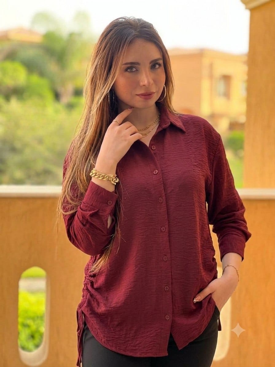 شميز طويل شداد في الجنب